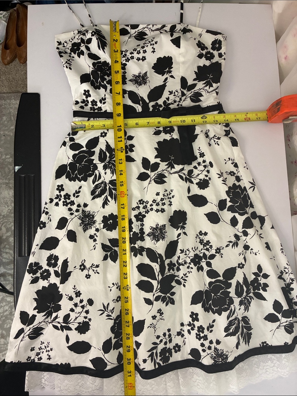 A. Byer Black and White Dress - Picture 8 of 16